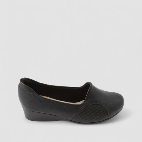 Slipper Feminino Modare Ultraconforto Anabela Matelassê Preto