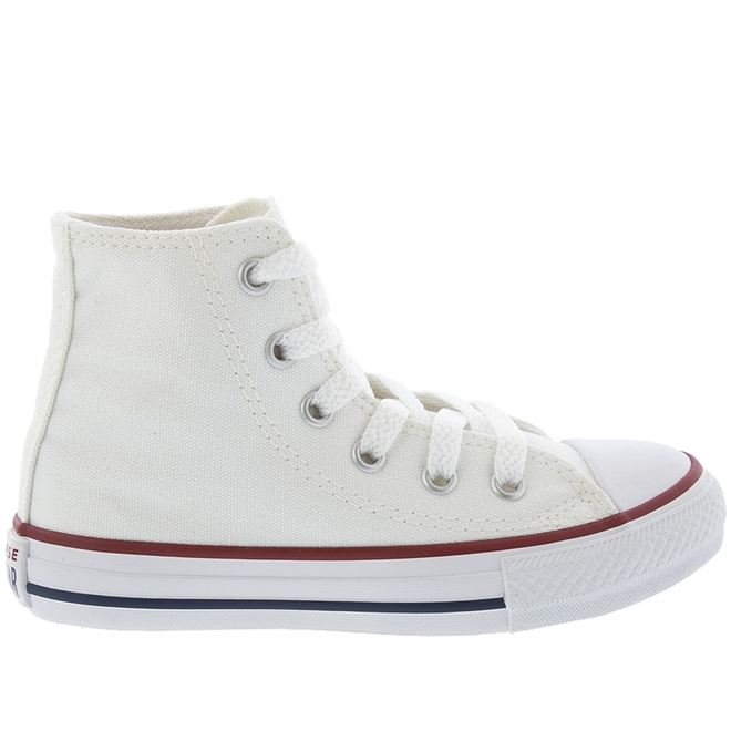 Tênis Infantil Converse All Star Chuck Taylor Cano Alto Branco