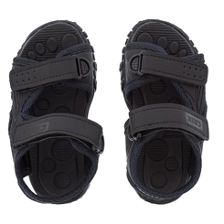 Sandália Papete Infantil Crick com Led Preto