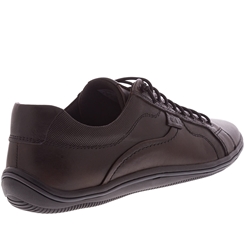 Sapatênis Democrata Recortes Couro Marrom