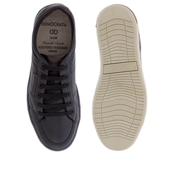 sapatenis couro preto