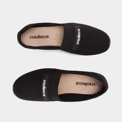 Sapatilha Feminina Moleca Detalhe Elástico Preto