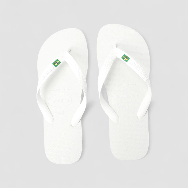 Chinelo Unissex Havaianas Brasil Original Branco