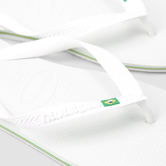 Chinelo Unissex Havaianas Brasil Original Branco