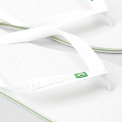 Chinelo Unissex Havaianas Brasil Original Branco