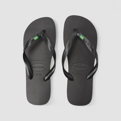 Chinelo Masculino Havaianas Brasil FC Original Preto