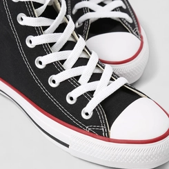 Tênis Casual Converse All Star Chuck Taylor Original Cano Alto Detalhe Vermelho & Preto